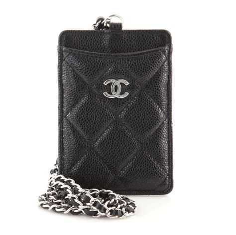 chanel id card holder|chanel card holder men's.